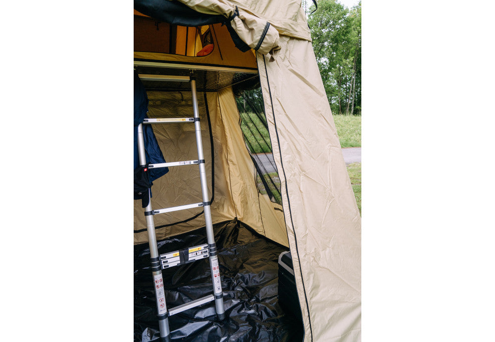 OutdoorU Family 4 Pers daktent incl. voortent & ladder - Green
