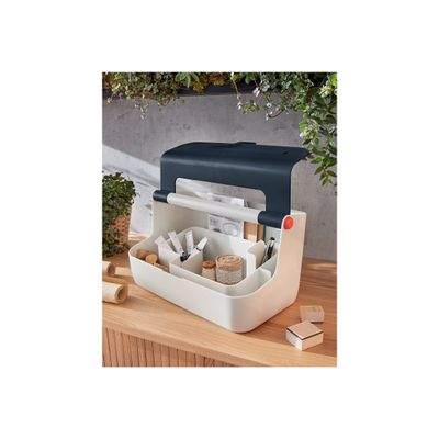 Leitz Cosy - Boîte de rangement organisateur de bureau - gris - plastique ABS