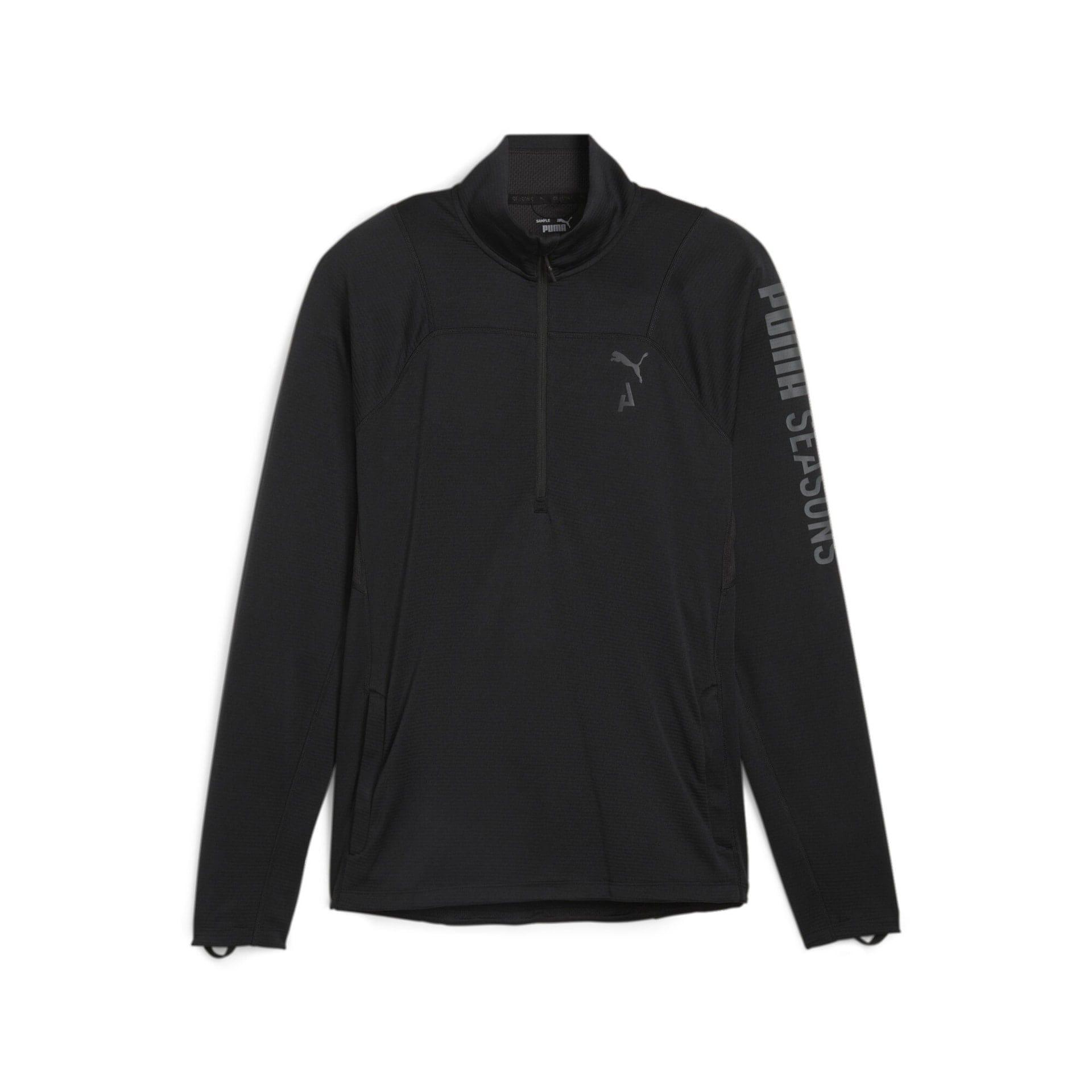 Puma Seasons LS 1/4 Zip, herre<br>Super til løpeturen!