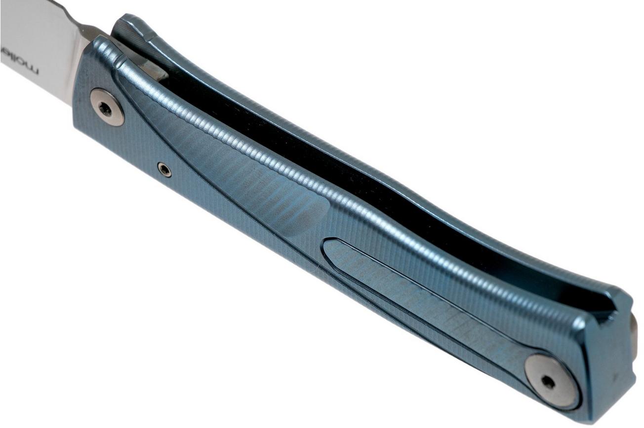 LionSteel Thrill blue titanium integral slipjoint zakmes