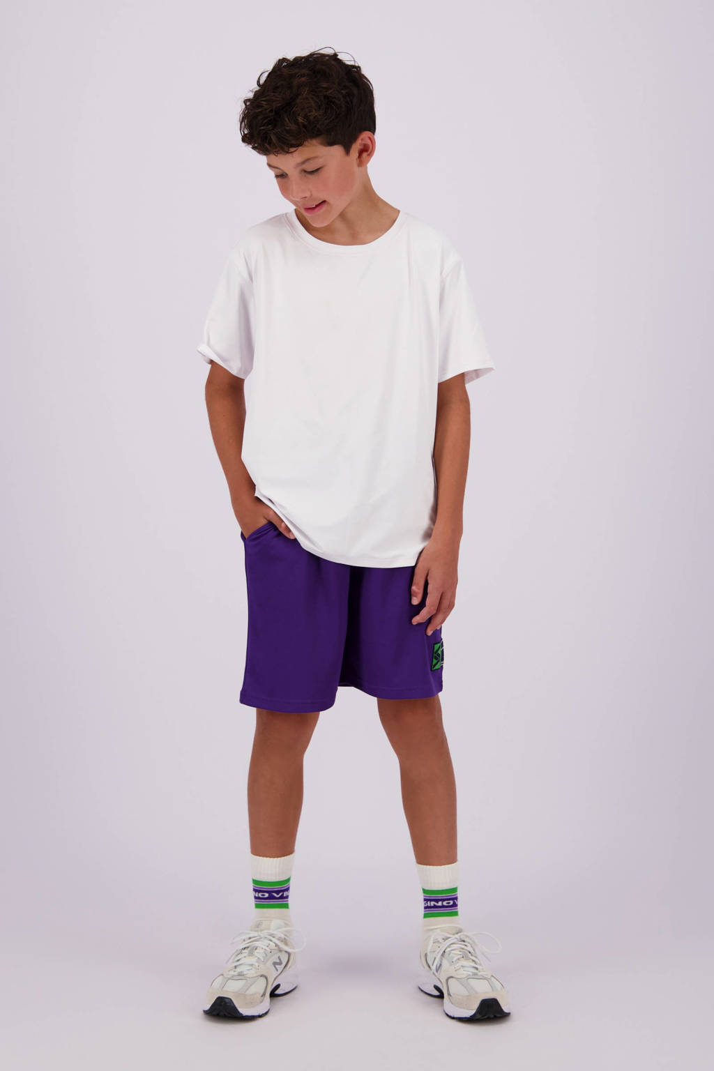 Vingino T-shirt Hit met backprint wit