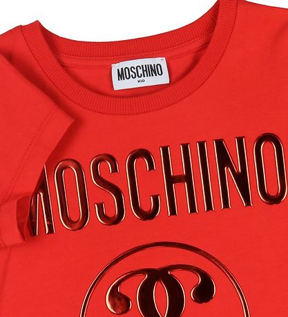 Moschino T-Shirt - Rot m. Logo