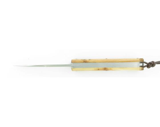 Sauveterre 7,5 cm Plein Manche Genévrier Couteau de poche par Vialis