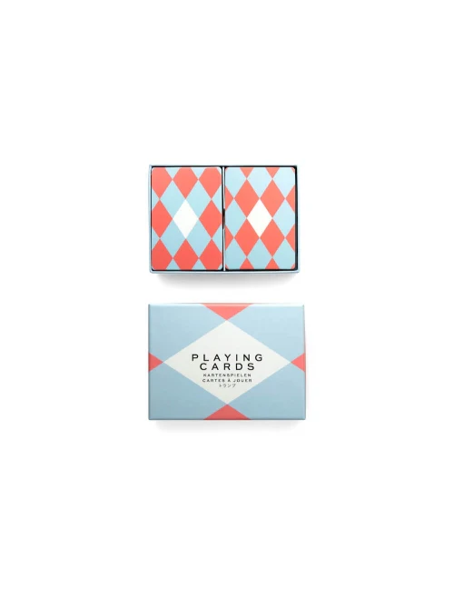 Printworks  Double Playing Cards - blå, rød