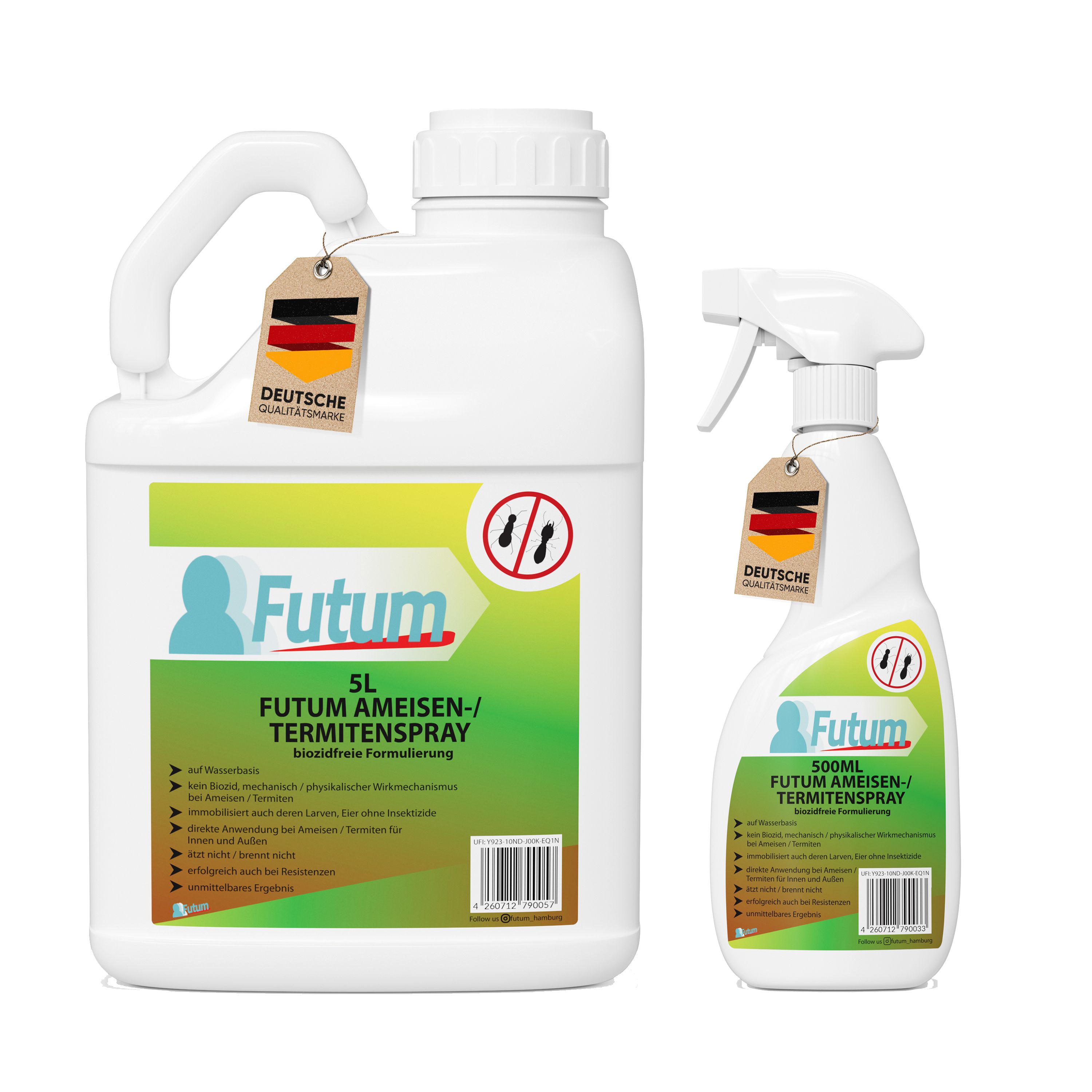 FUTUM 5L + 500ml Ameisen- / Termitenspray