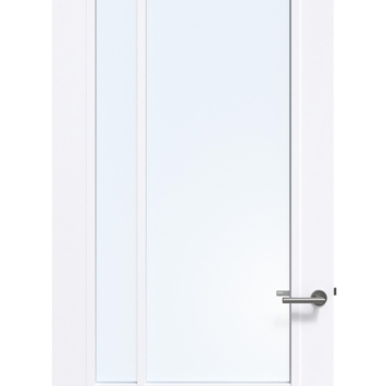 Arne & Bodil binnendeur ABD522 blank glas - extra wit afgelakt - glaslat extra wit