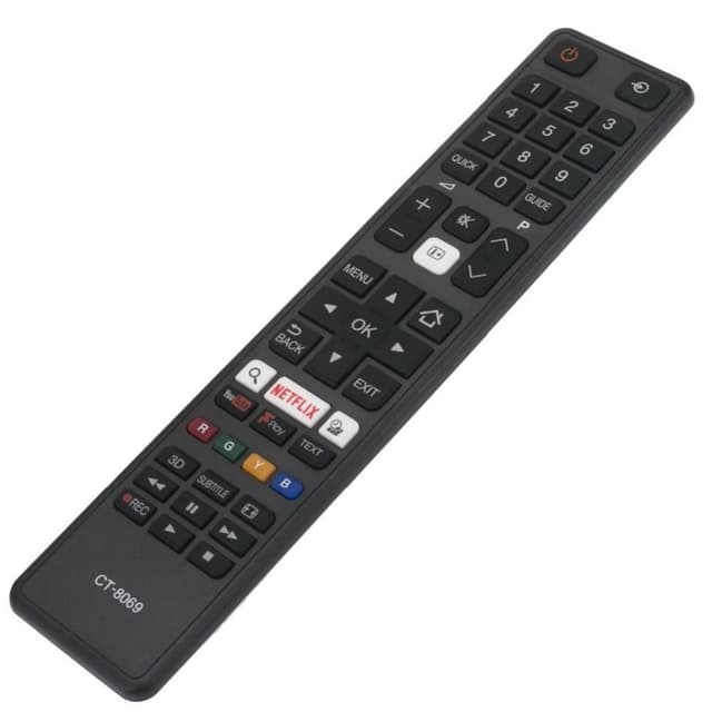 CT-8069 TV Fjernbetjening Erstatning til Toshiba Smart TV