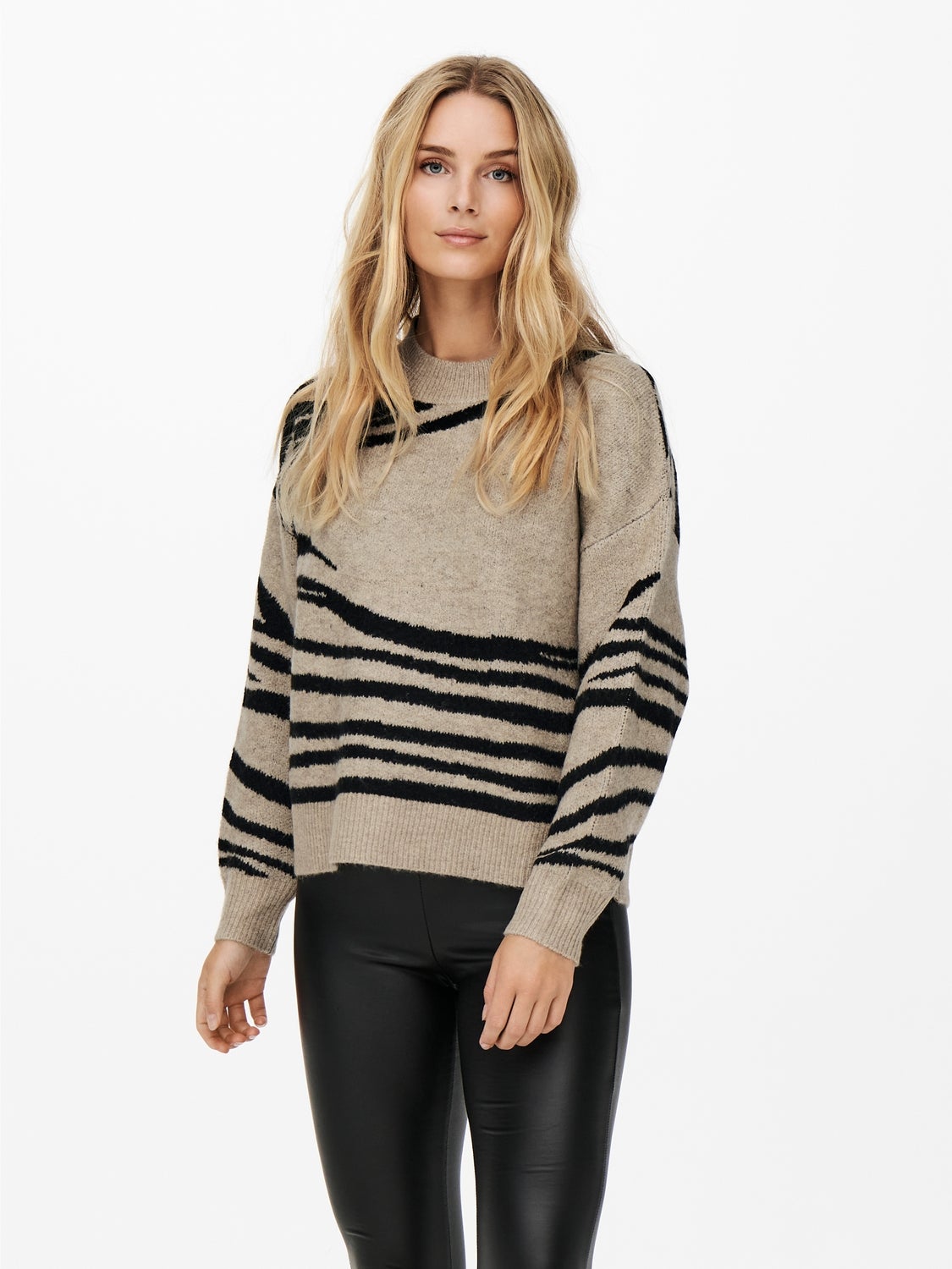 JDYLINCON Strickpullover Sand