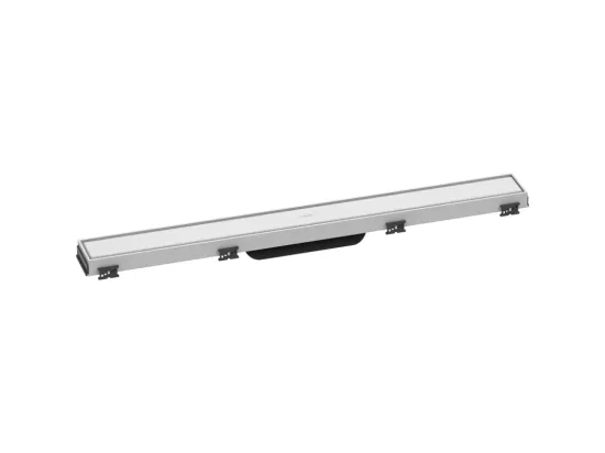 Caniveau de douche 70 cm HANSGROHE RainDrain Match blanc mat