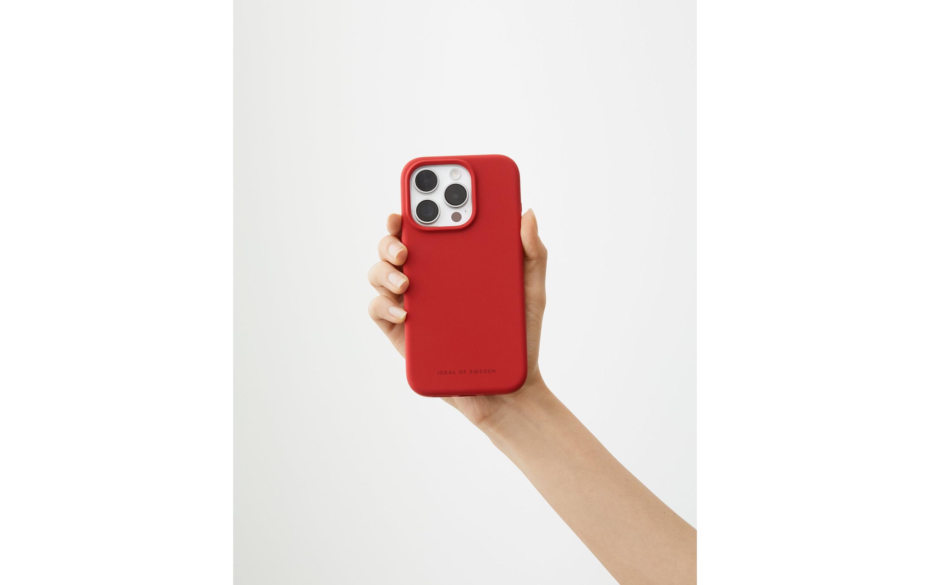 Back Cover Silicone iPhone 14 Pro RedSilikon-Backcover für das iPhone 14/ Pro