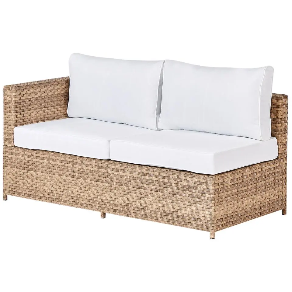 AVOLA - Loungeset voor 4 - Wit - PE rotan