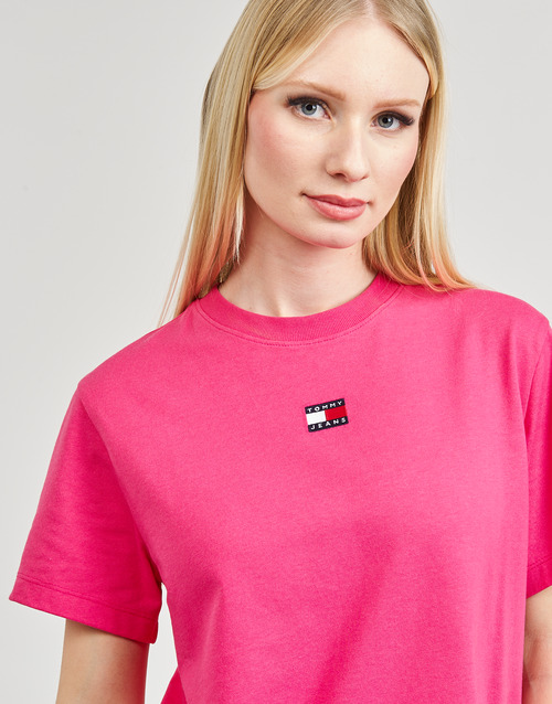 Tommy Jeans - TJW BXY BADGE TEE EXT - Rose