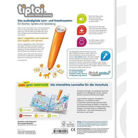 Ravensburger tiptoi® Logisches Denken (tiptoi® Mein Lern-Spiel-Abenteuer)