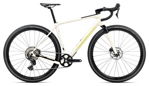 Vélo de Gravel Orbea Terra M30TEAM 1X Shimano GRX 12V 700 mm Blanc Ivory 2025