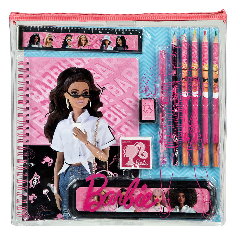 Notitie en Schrijfset Barbie