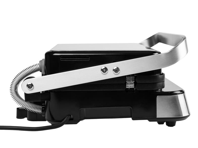 FURBER Kontaktgrill 2000 W Stretto Mit auswechselbaren Koch-, Grill- und Waffelplatten