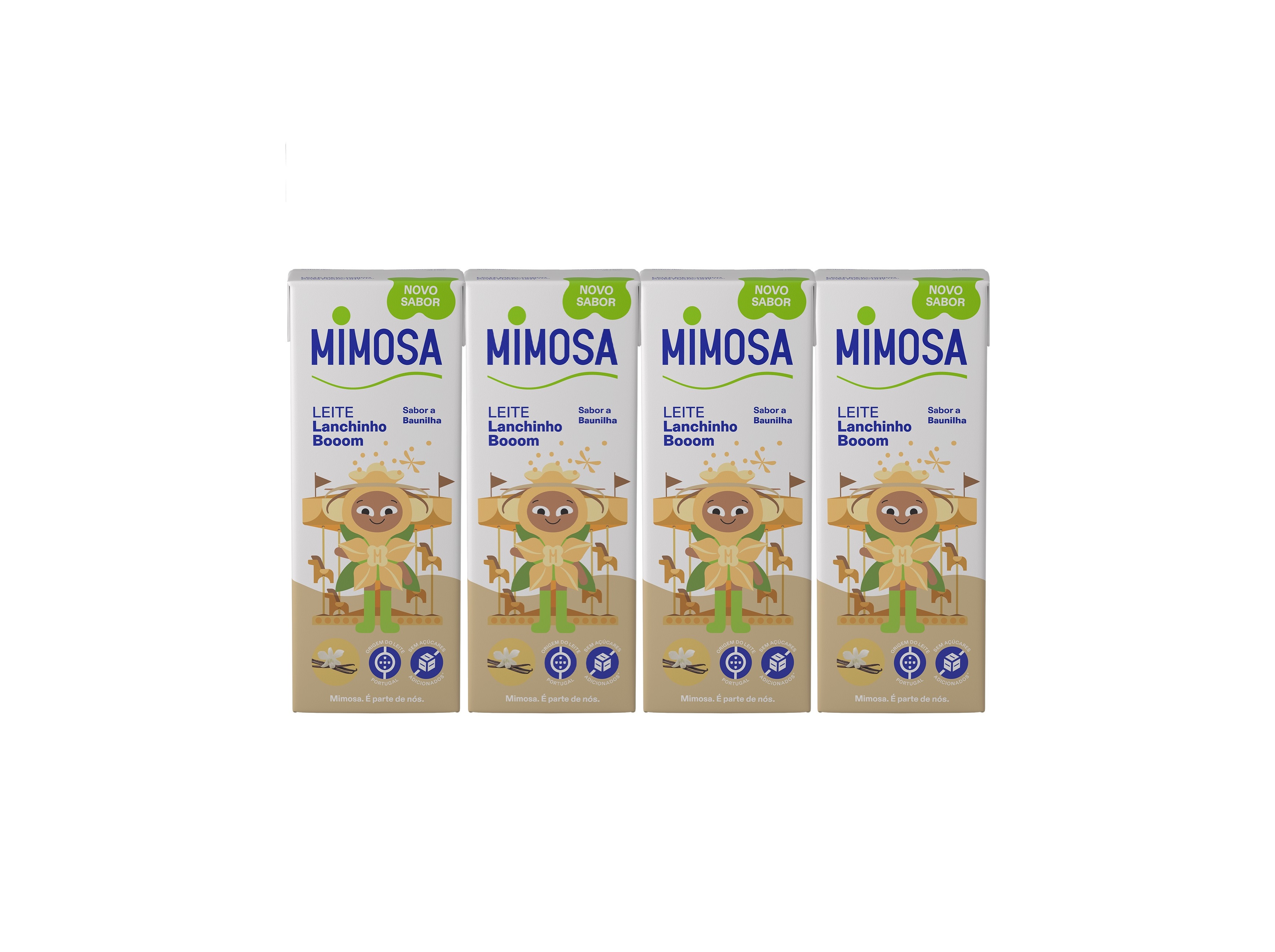 LEITE MIMOSA BAUNILHA 4X200ML