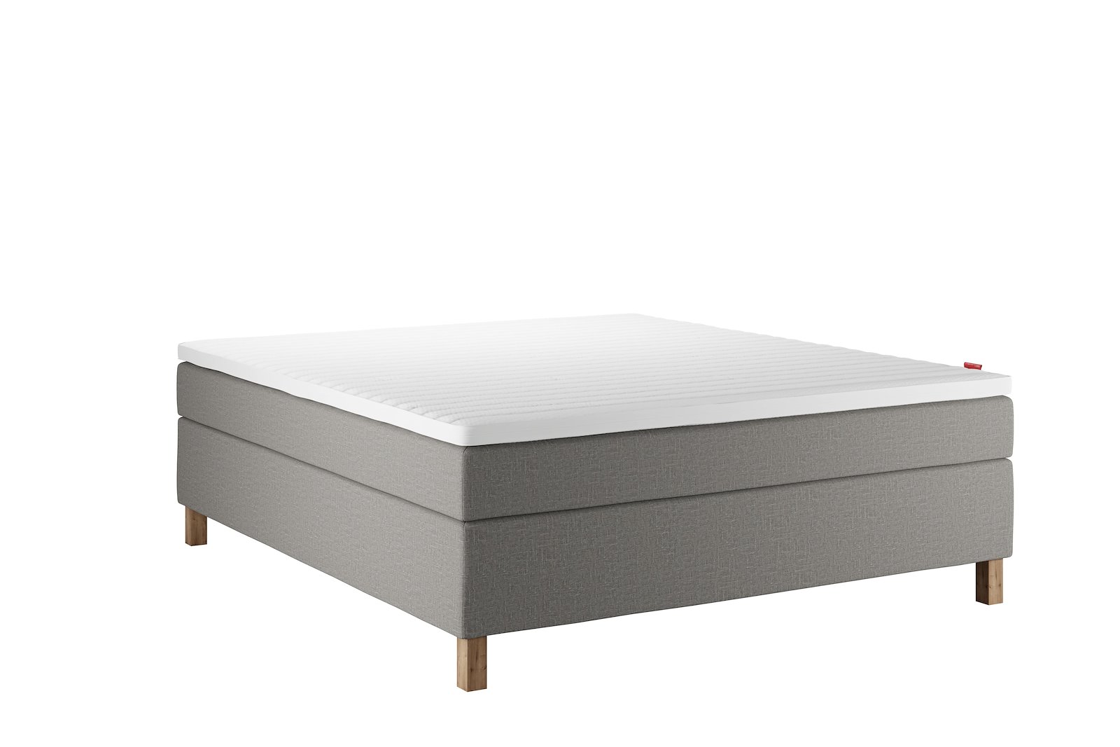 Sensitive 600 Kontinental 180x210 cm Tekstil Taupe 70 Fast/Fast m/Superior latex overmadrass og S