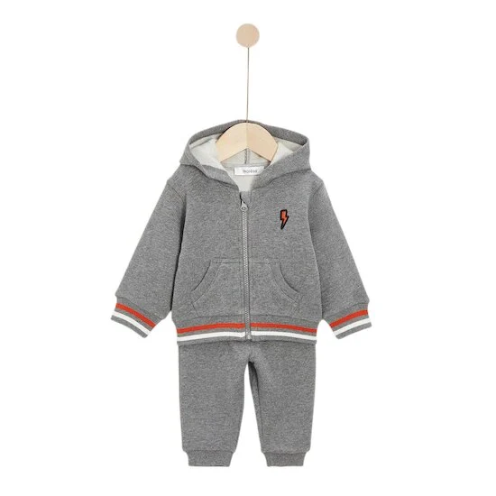 Pop mood Veste + Jogging   gris stone dust        de               Marèse