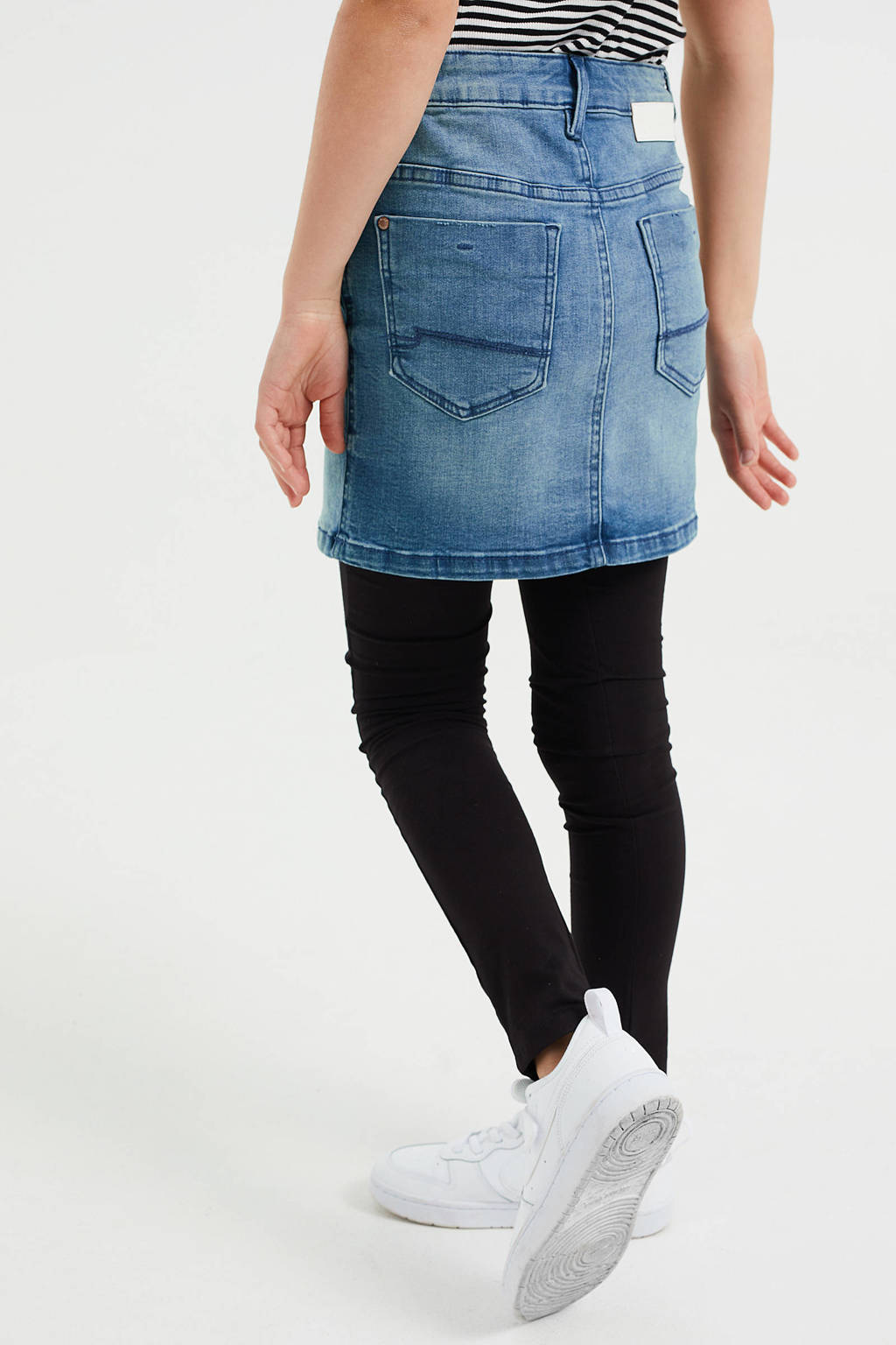 WE Fashion legging - set van 2 zwart