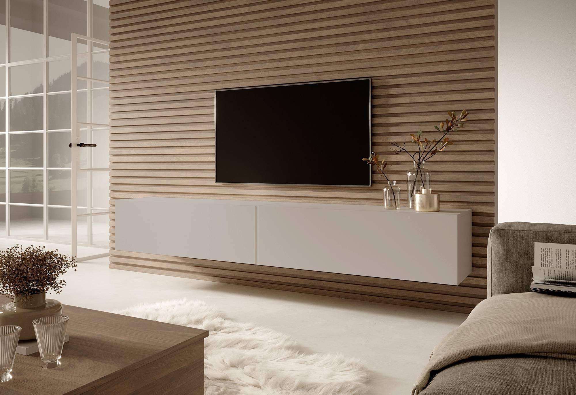 NADUVI Collection Emma Tv-meubel - B 200 cm - Greige