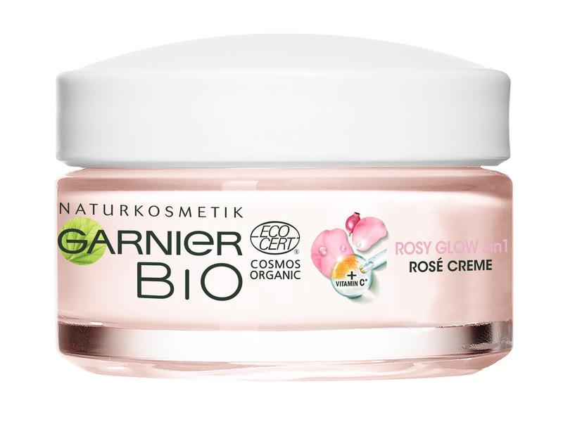 Garnier Gesichtscrème 3in1 Rosy Glow 50 ml Gesichtscrème mit nährendem Vitamin C für mehr Festigkeit und Elastizität