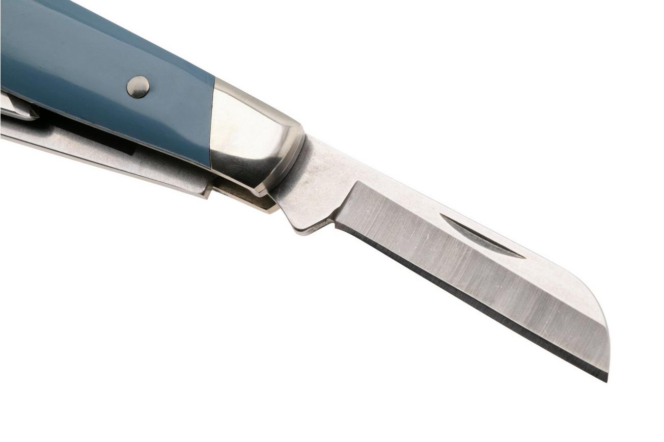 Buck Stockman 0301BLS Satin 420HC, Blue Synthetic Nickel Silver, zakmes