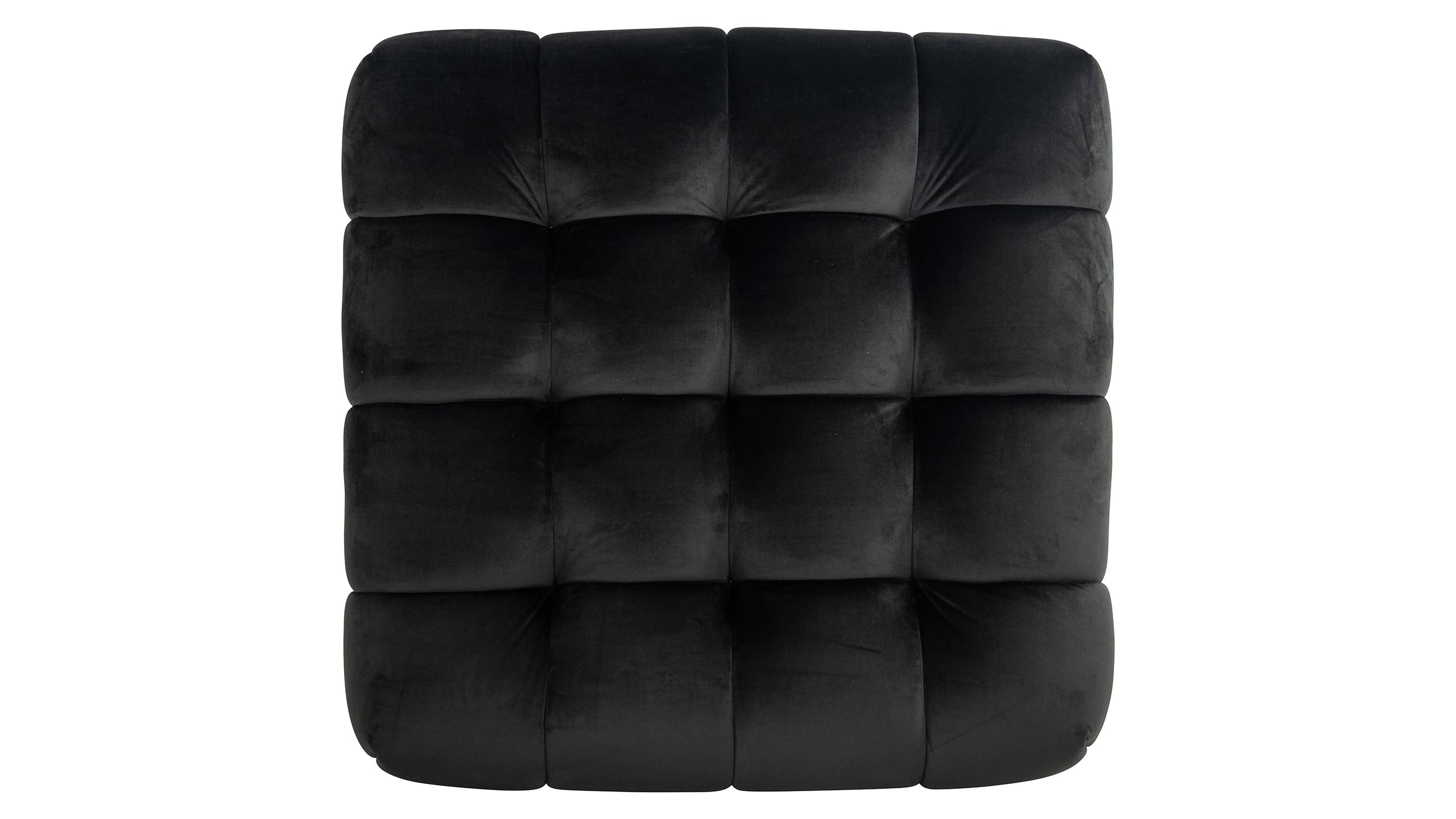 Poef 211255 Antraciet Velvet Huxley B76 x D76 x H50 cm