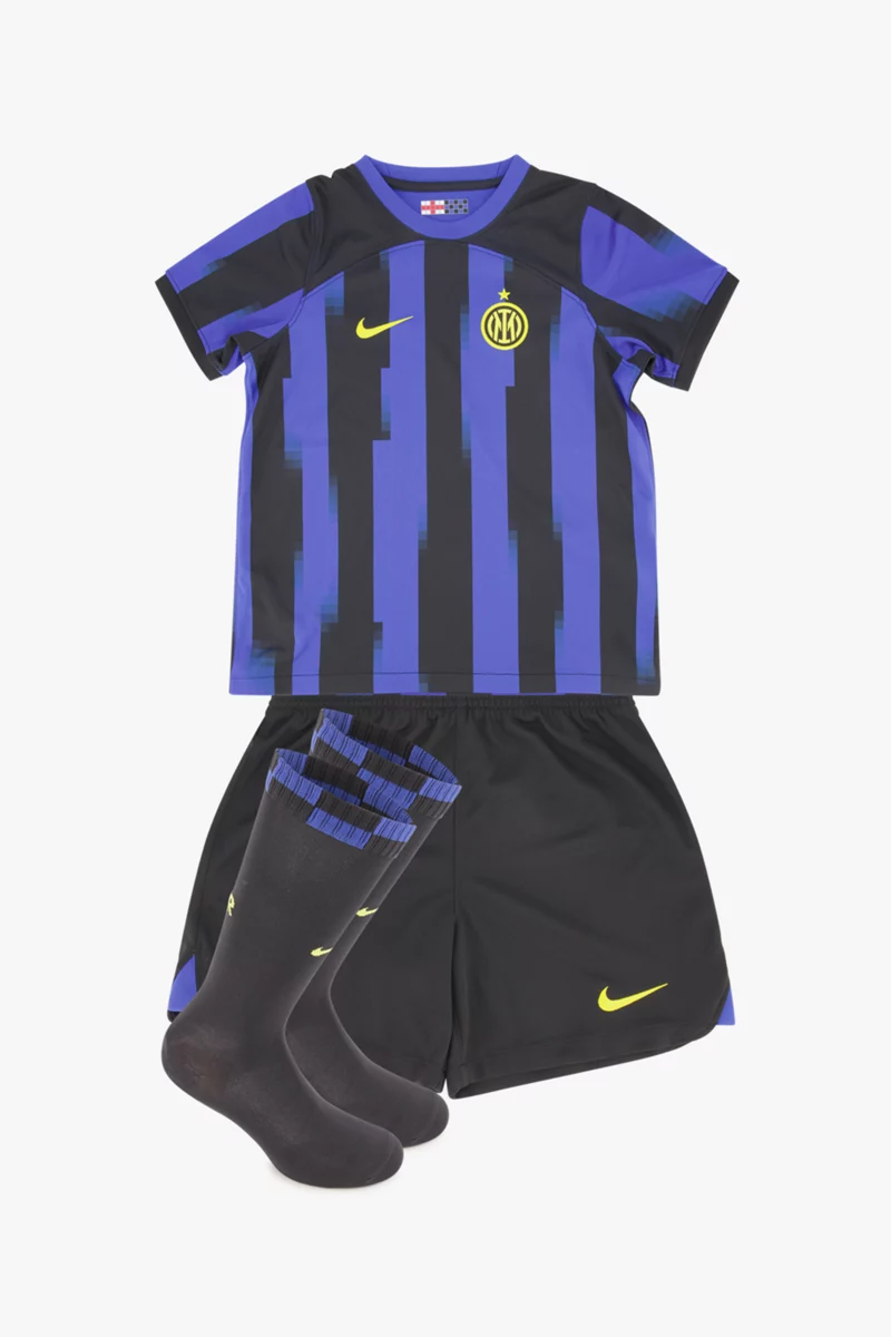 Nike Inter Mailand Home Replica Kinder Fussballset 2324 ohne Sponsor