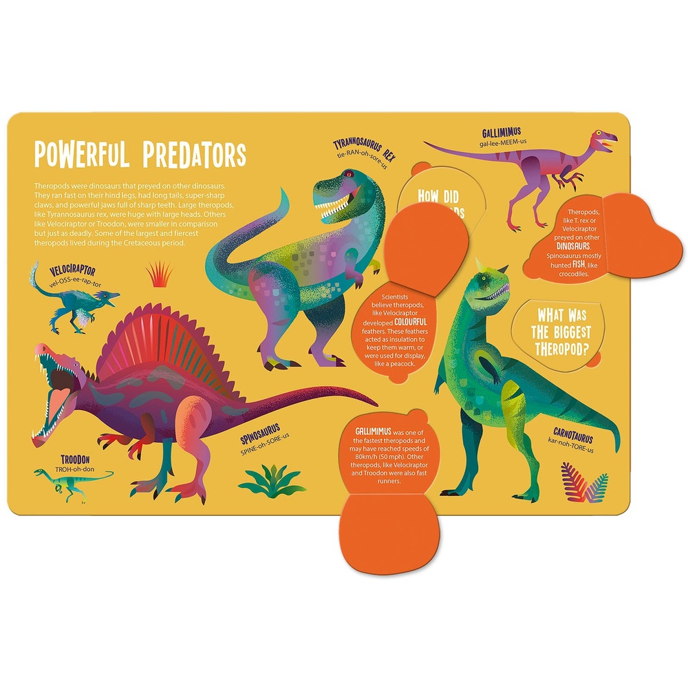 Suche und finde Dinosaurier: Ein magisches Taschenlampenbuch