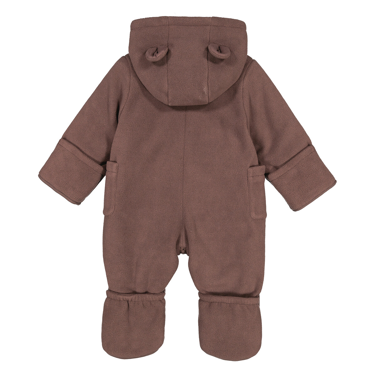 COLEÇÕES LA REDOUTE<br>Macacão de piloto com capuz em fleece quente