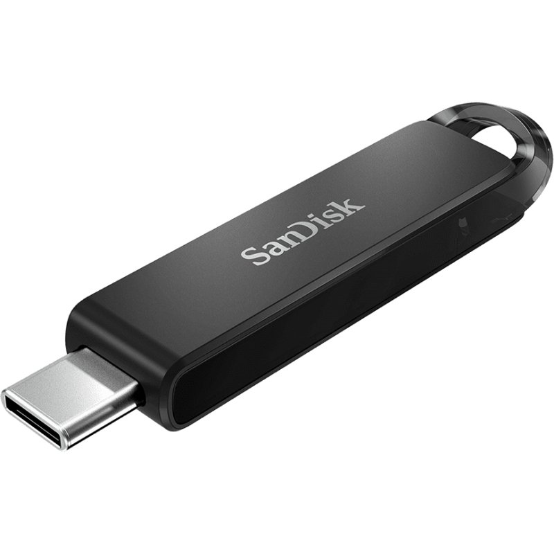 SanDisk Ultra lecteur USB flash 64 Go USB Type-C 3.2 Gen 1 (3.1 Gen 1) Noir