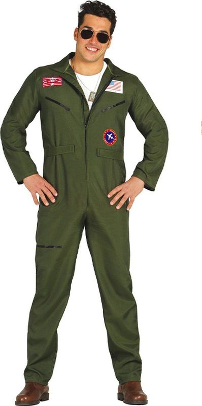 Fiestas Guirca Volwassenkostuum Fighter Pilot
