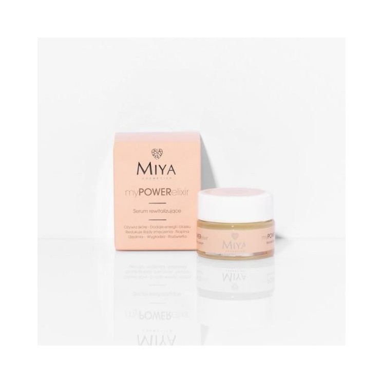 Miya Cosmetics myPOWERelixir natuurlijk revitaliserend Serum 15 ml