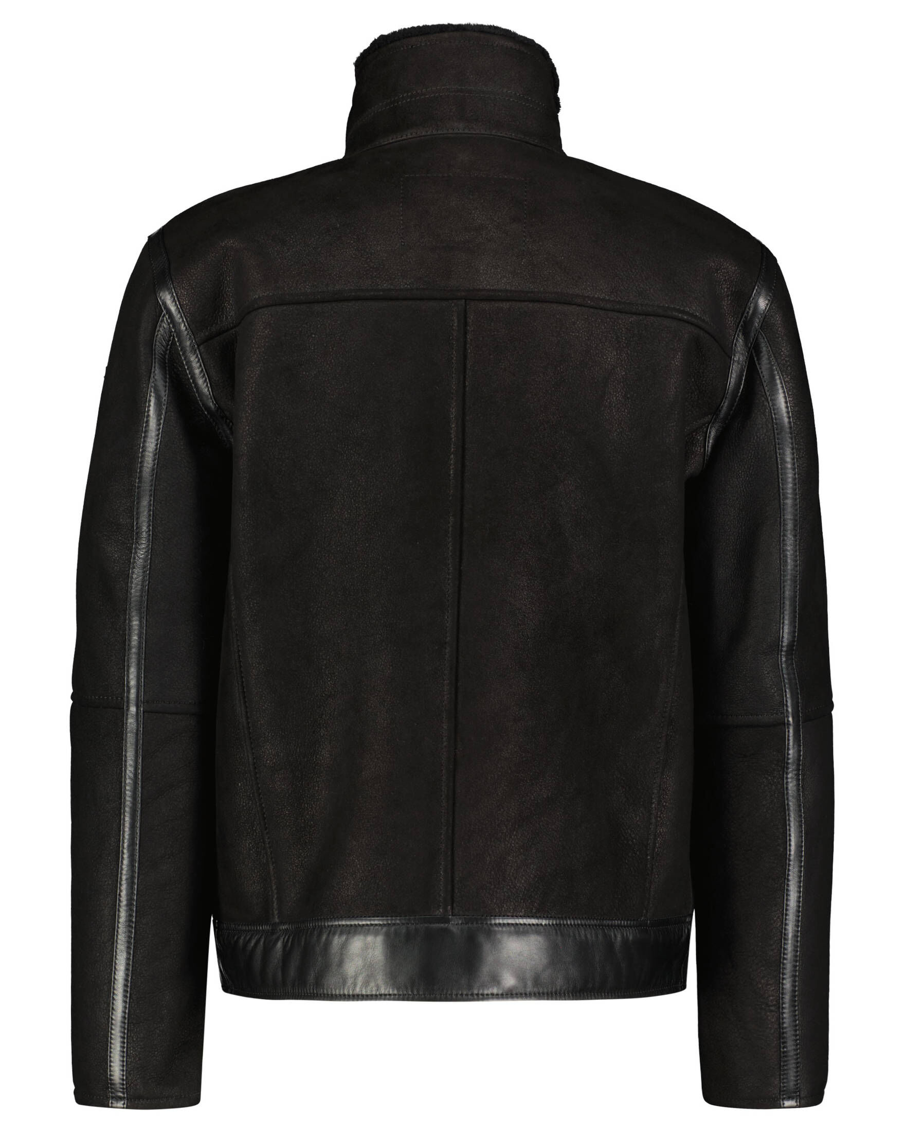 Strellson| Herren Lederjacke SHELTER-DF mit Lammfell