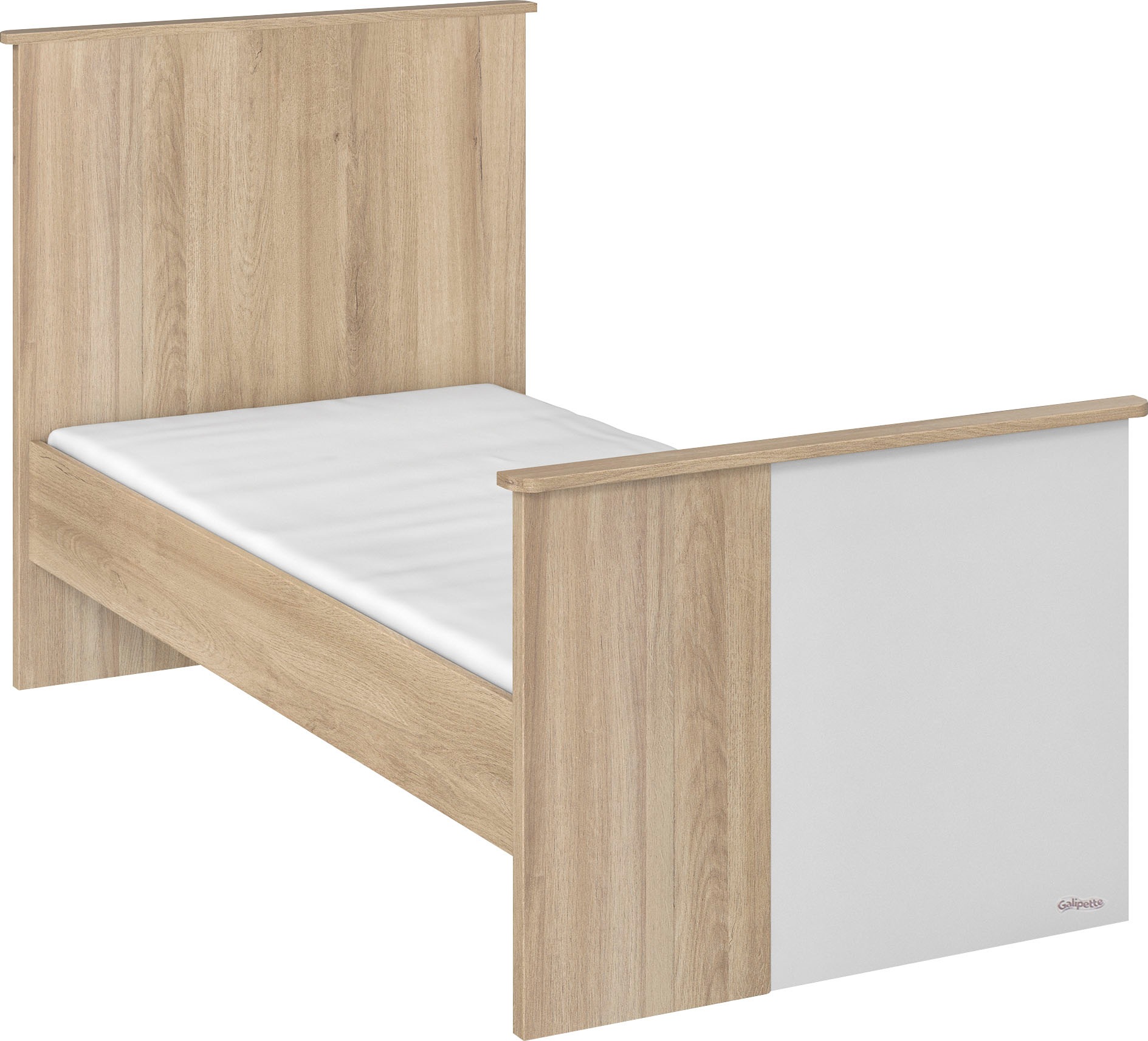Galipette Babyzimmer-Komplettset »Sasha« Set, Bett, Wickelablage, Kleiderschrank, Kommode und kleines Bücherregal, 5 Stk. tlg.