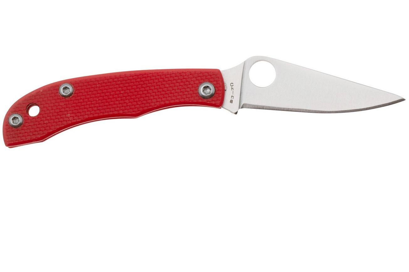 Spyderco Honeybee Red G10 C137GRDP sleutelhangerzakmes
