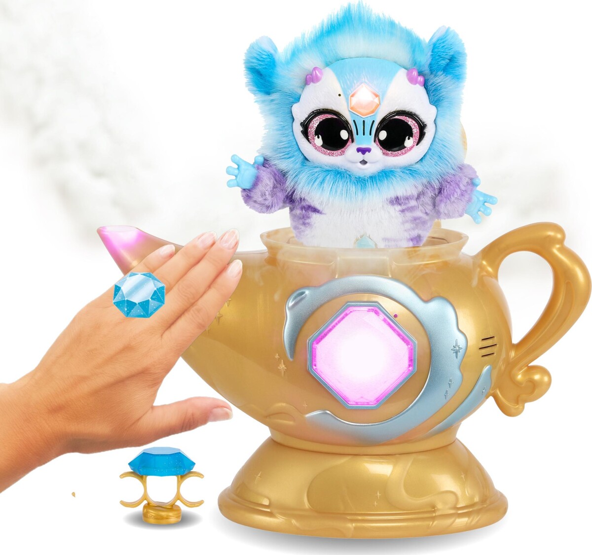 Magic Mixies - Genie Lamp - Magisk Lampeånd - Blå - Series 3
