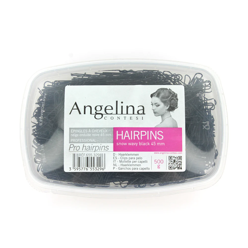Boite 500gr épingles neiges ondulées 45mm de la marque Shop Hair - Gouiran Beauté