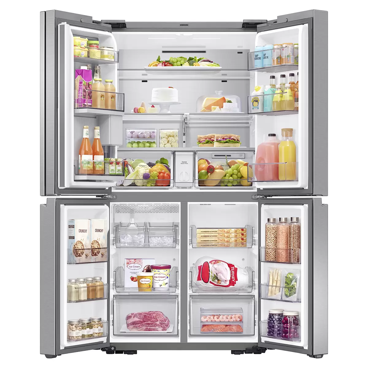 Samsung Food Center RF65A967ESR/WS Silber