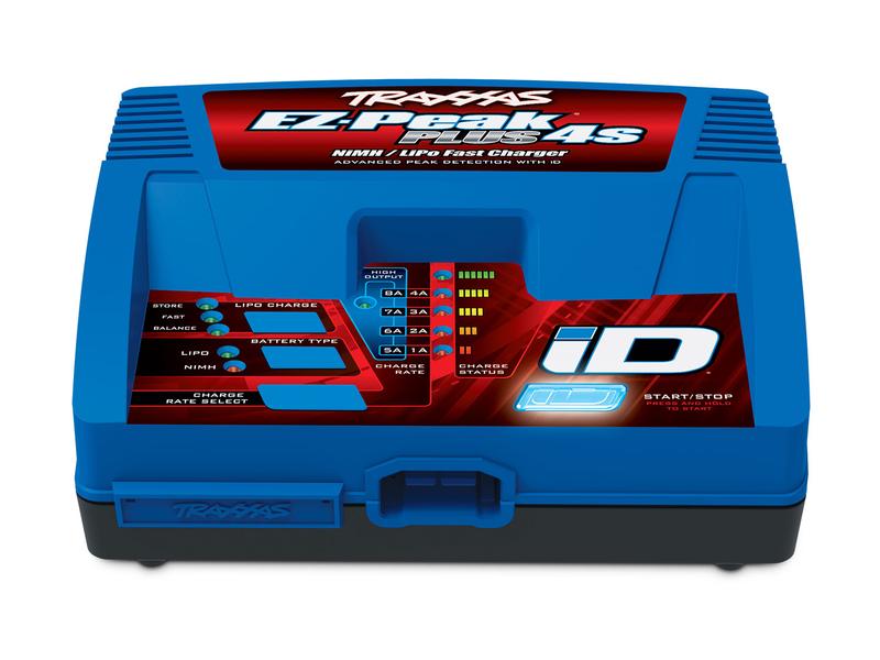 Traxxas Ladegerät EZ-Peak Live 8A 2-4S Traxxas ID Ladegerät für LiPo und NiMH Akkus