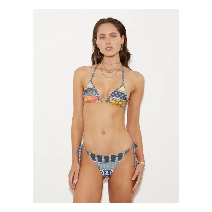 Boteh Haut de Maillot Florimonde Patchwork | Jaune