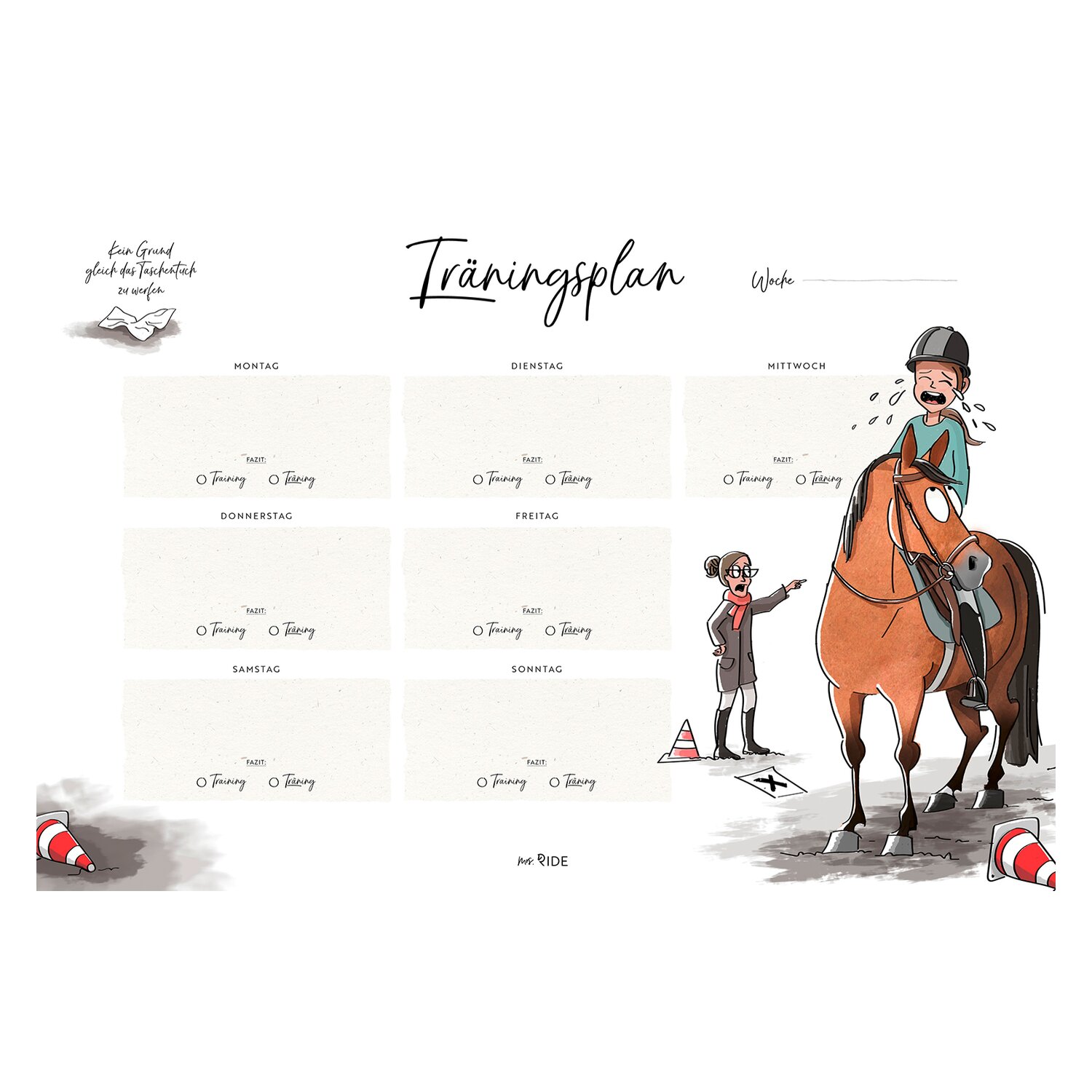 mrs. RIDE Trainingsplan