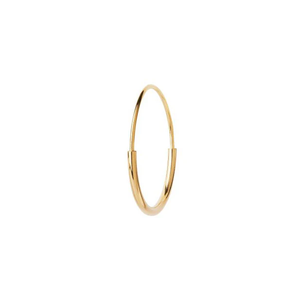 Maria Black  Delicate hoop ørering - Forgyldt