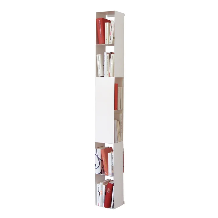 vonbox - 2side Bücherregal, weiss (RAL 9016)