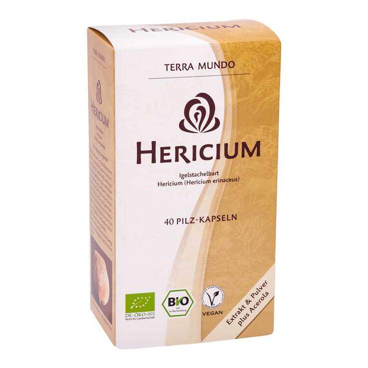 Hericium Vitalpilz Bio Terra Mundo Kapseln, 40 St