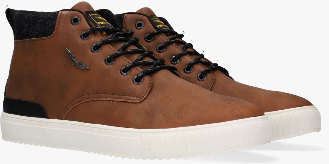 PME LEGEND cognac pme legend hoge sneaker lexing-t