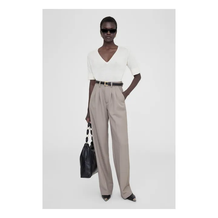 Anine Bing Pantalon Carrie Laine | Taupe