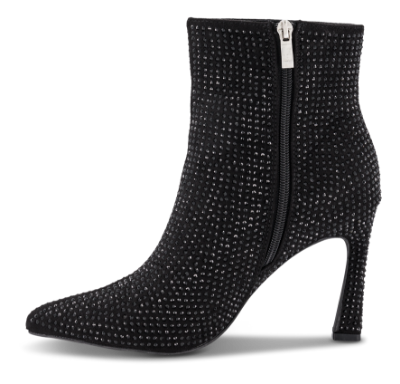 B&CO Kort damestøvle Sort 5253502810