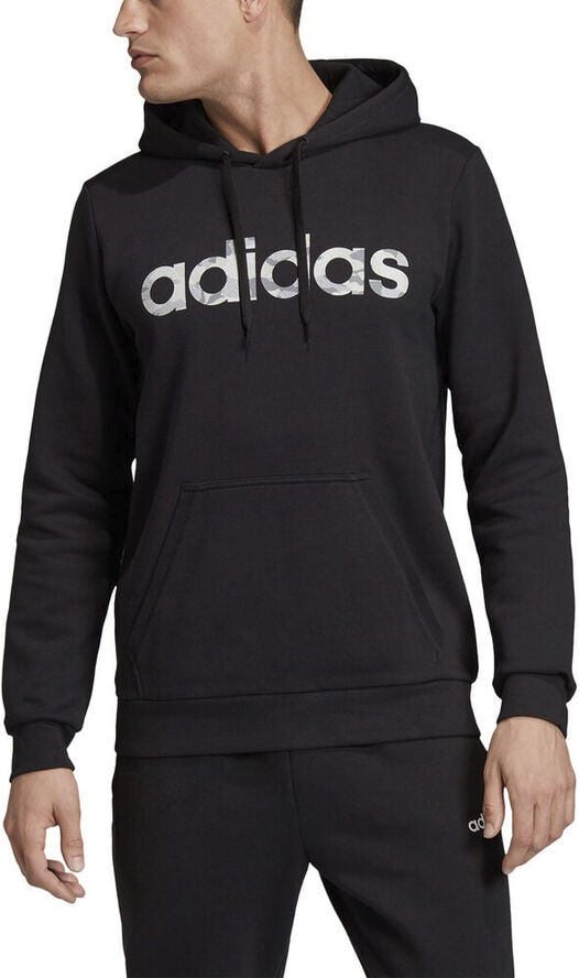 adidas Camo Linear Hættetrøje Sort